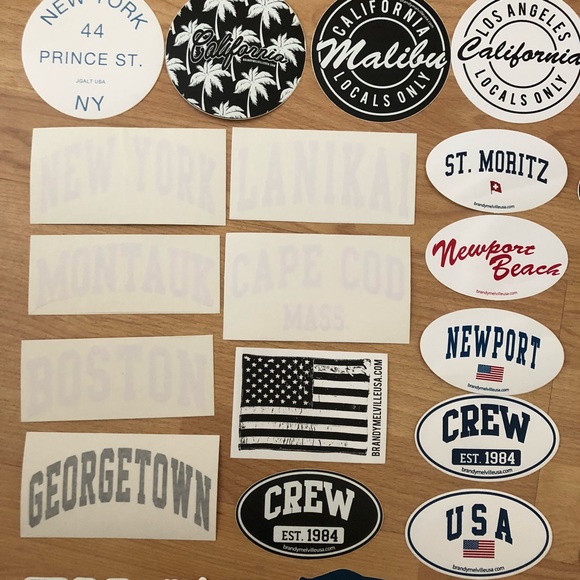 Brandy Melville sticker & decal bundle 28 for $13 - Picture 3 of 3